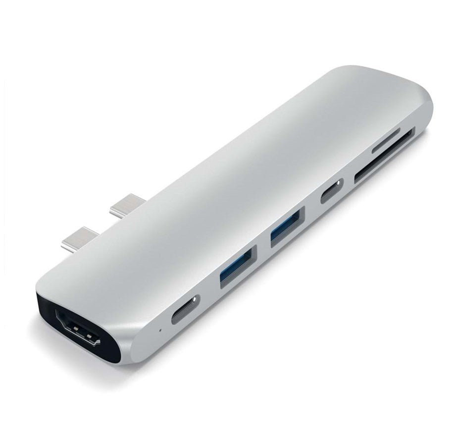 Satechi USB-C PRO 集线器，带 4K HDMI 85W - 银色