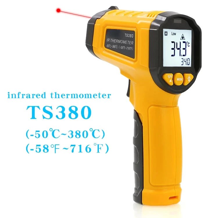 TS380 Infrared Non - Contact Thermometer Handheld Industrial High - Precision Electronic Temperature Gauge TS600