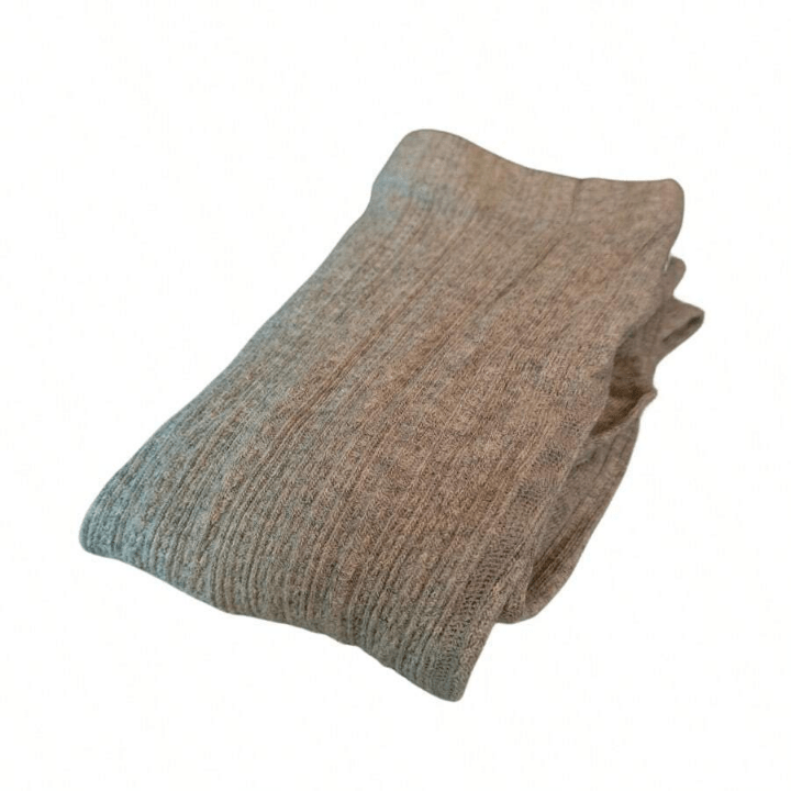 Twisted Light Grey Tights For Autumn And Winter, Keep Warm - Lolli World Marketplace