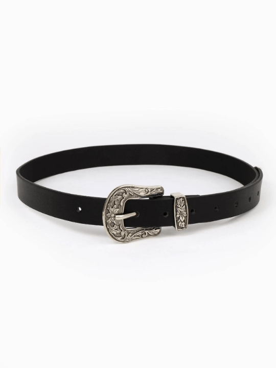 Western Style Buckle Belt For Women Fashionable All - match Decorative Belt - Lolli World Marketplace
