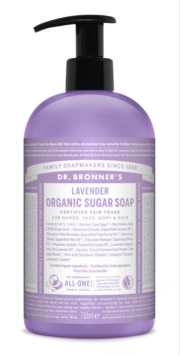 Dr. Bronner's Lavender Liquid Soap 710 ml