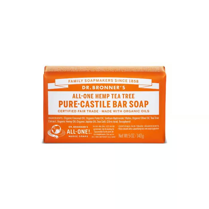 Dr. Bronner's Tea Tree Bar Soap 140 g