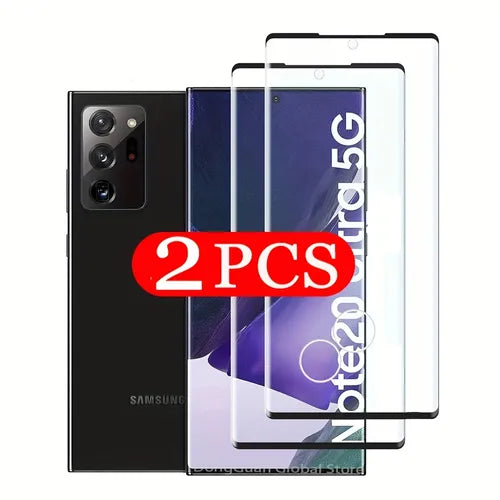 2pcs Tempered Glass Phone Screen Protector Glass Protective Film 9D For Samsung Note 10/10+/Note 20 Ultra