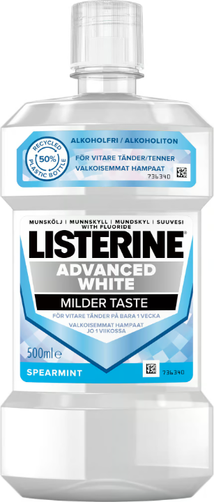 Listerine Advanced White Milder Taste 500 ml