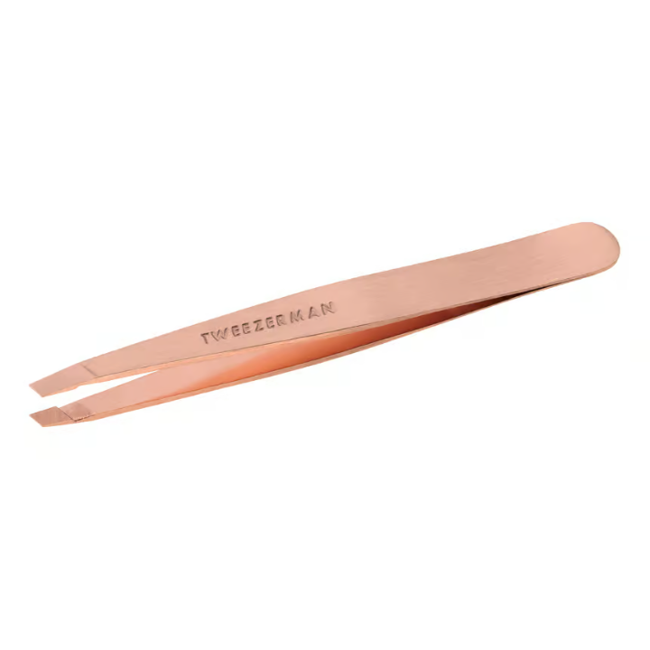 TWEEZERMAN Slant Tweezer Rose Gold 1pc