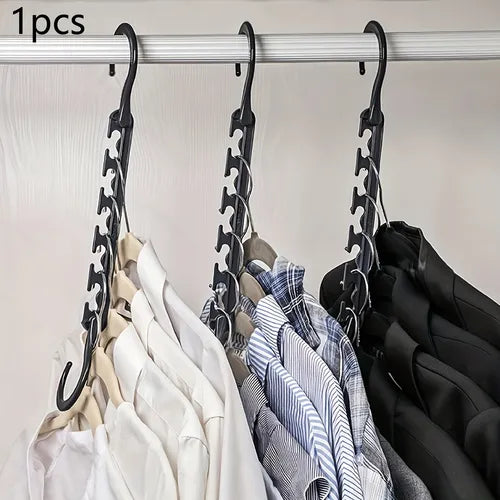 1pc Hangable White Black Adjustable Multifunctional Clothes Hook