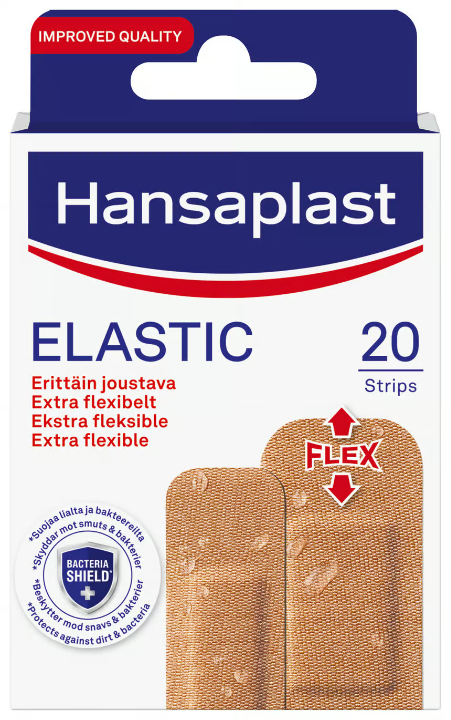 Hansaplast Elastic Extra Flexible Plaster 20 pcs