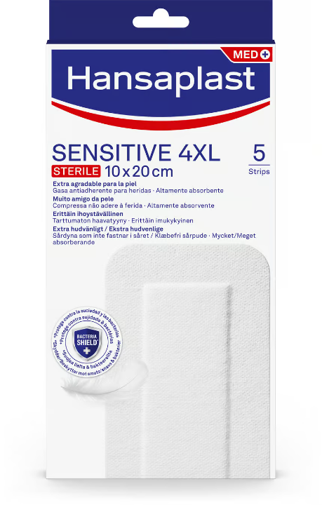 Hansaplast Sensitive 4XL Sterile Patches 5 pcs