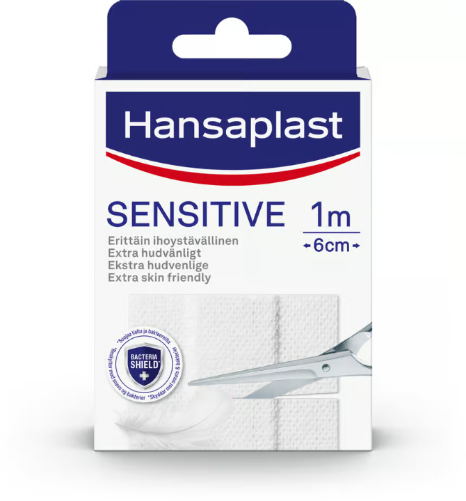 Hansaplast Sensitive Plaster 1 mx 6 cm