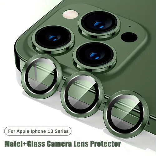 CD Green Mountains Camera Len Protector 9H Tempered Glass Scratch Resistant Glitter Shiny Lens Protecor For IPhone 14 Pro Max 13 Pro Max / IPhone 13 Pro14 Pro / 13 / 13 Plus /13 Mini 14 /14 Plus