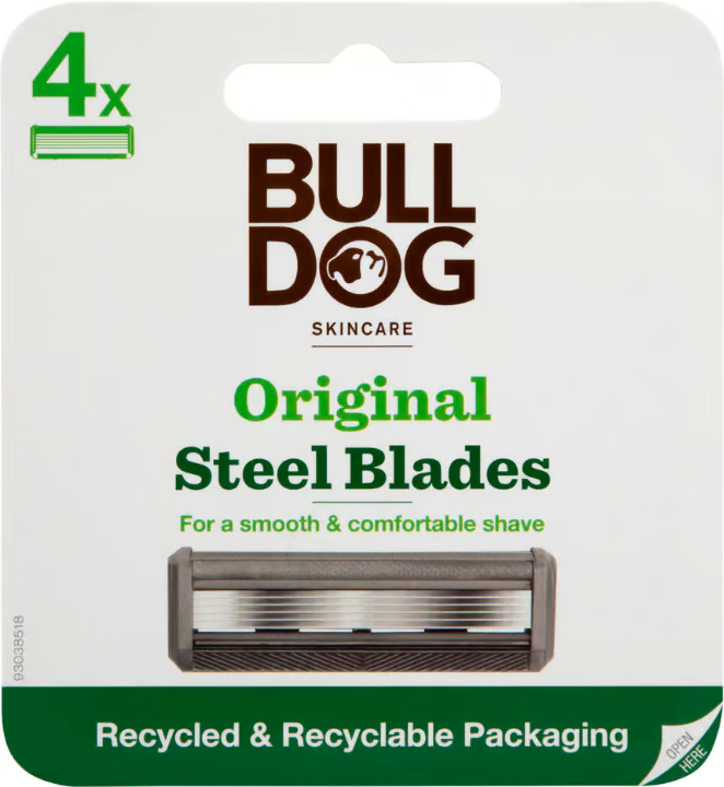 Bulldog Original Steel Blades 4 pcs