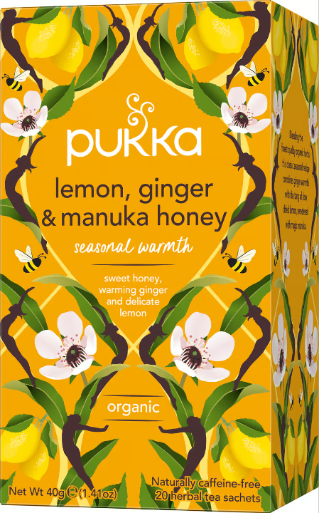 Pukka Tea Lemon, Ginger & Manuka Honey 20 pcs