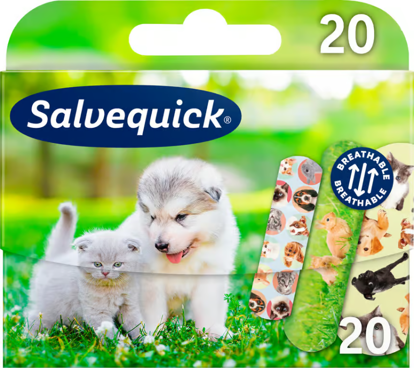 Salvequick Animals 20 pcs