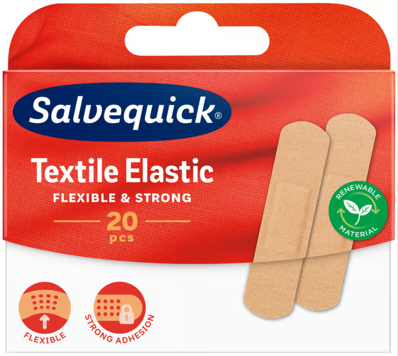 Salvequick Textile plaster medium 20 pcs