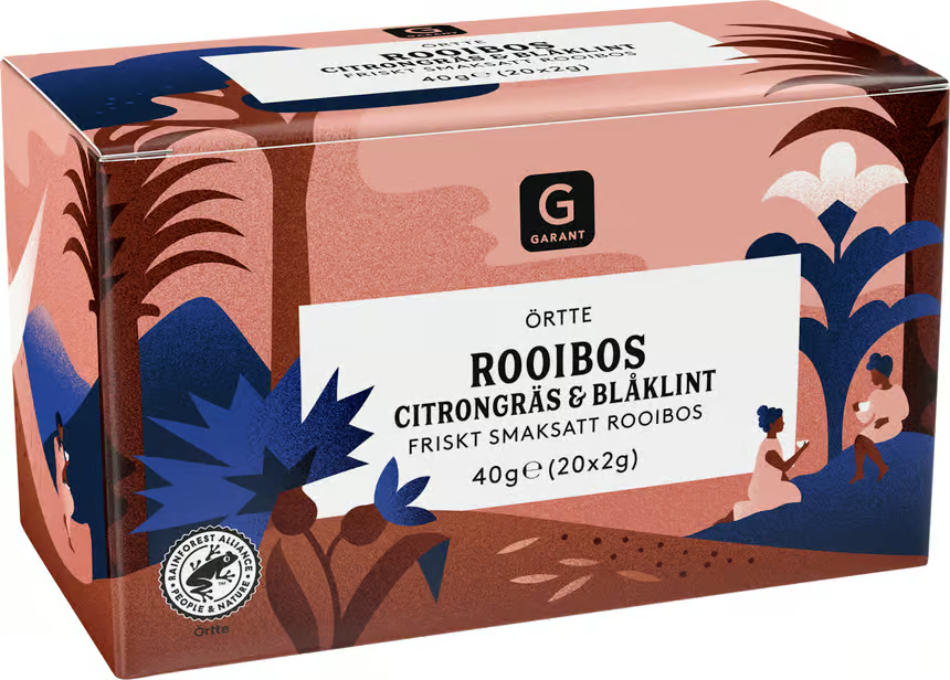 Garant Rooibos Herbal Tea Lemongrass & Cornflower 40 g | Apohem