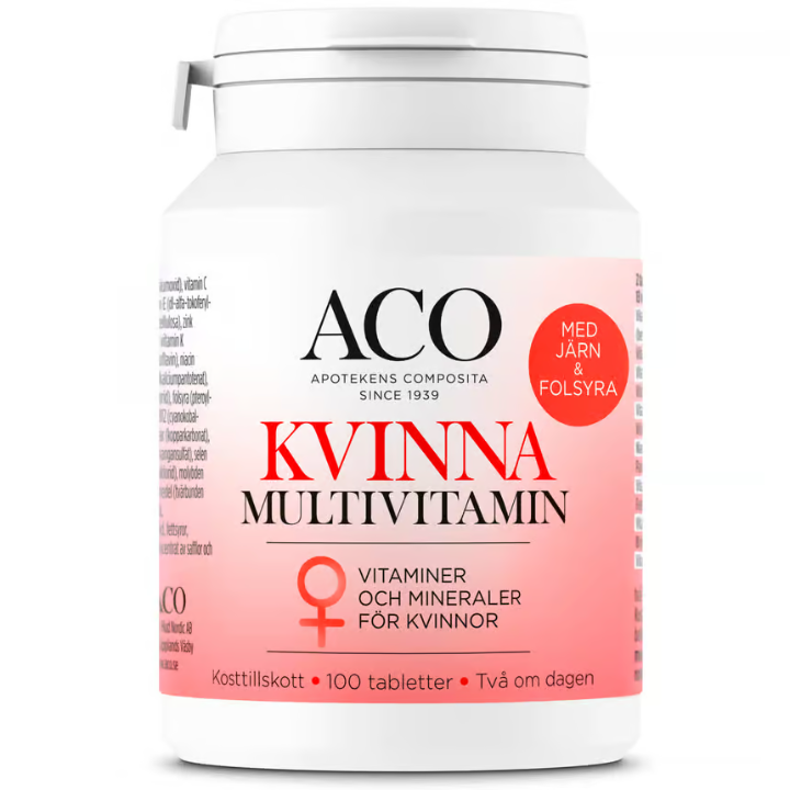 ACO Women's Multivitamin 100 tablets