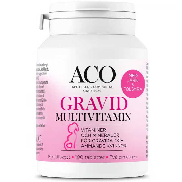 ACO Pregnant Multivitamin 100 tablets