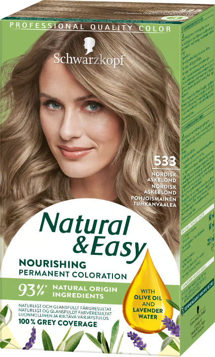 Schwarzkopf Natural & Easy 533 Nordic Ash Blonde 1 pc