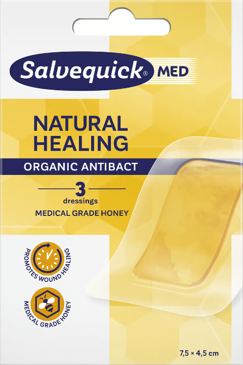 Salvequick WITH Natural Healing Plaster 3 pcs