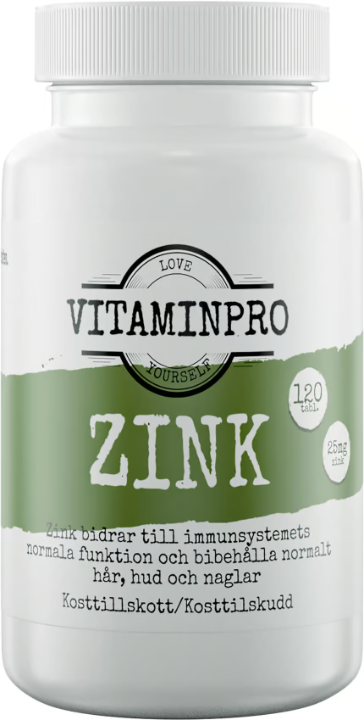 Vitaminpro 锌 25 毫克 120 片