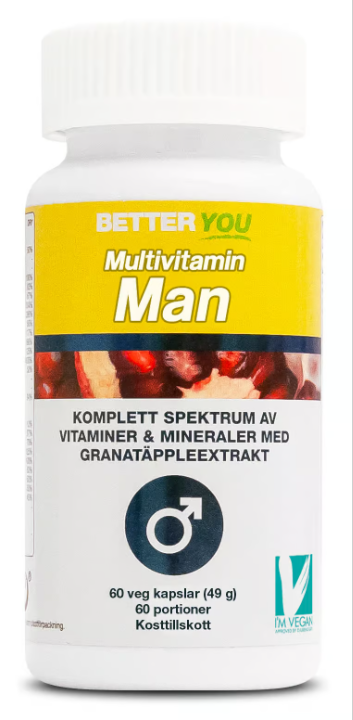 Better You Multivitamin Man 60 Capsules