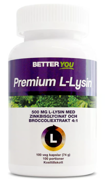 Better You Premium L-Lysine 100 capsules