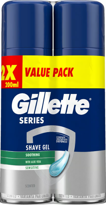 Gillette Sensitive Gel 2 x 200 ml