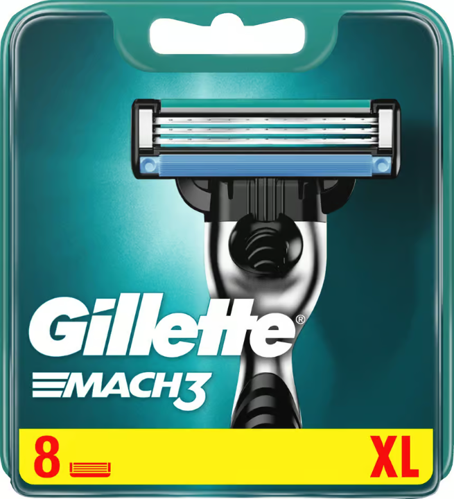 Gillette Mach3 Razor Blades 8pcs