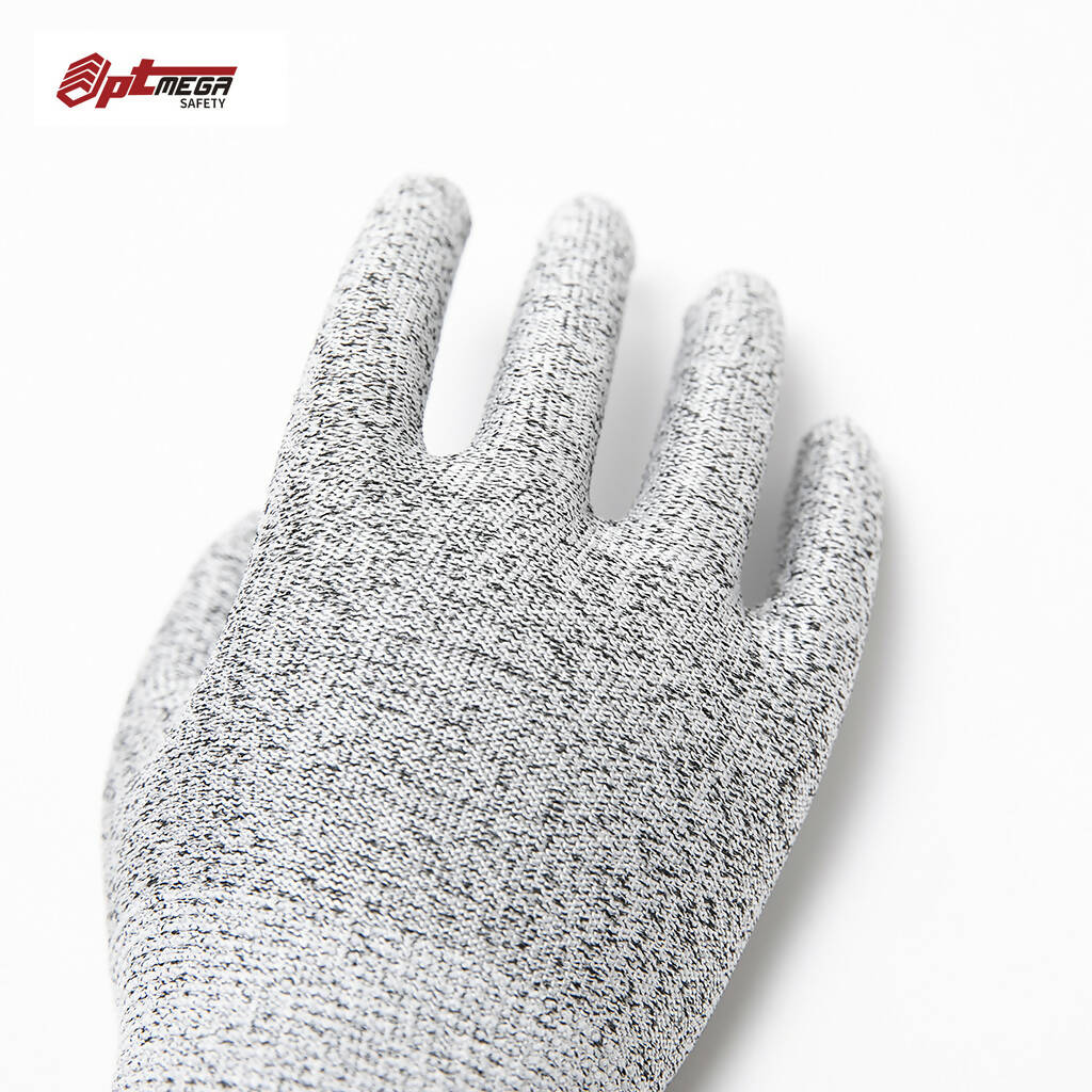 Optmega 88317 Cut Resistant Gloves Food Grade CE Level 5 Protection