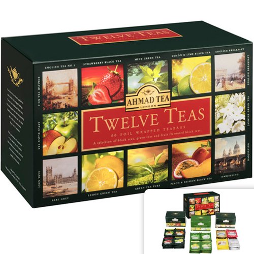 Ahmad Tea Selection. Twelve Teas 60 teabags