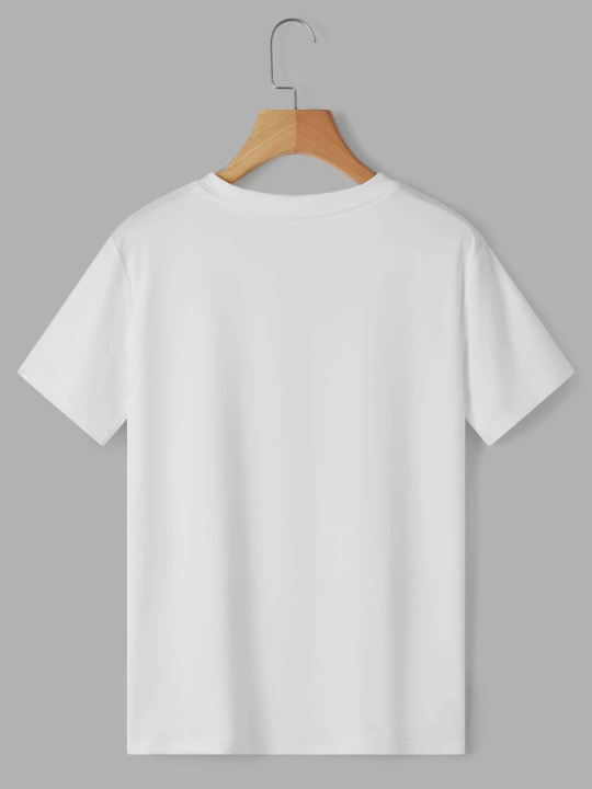 Solid Round Neck Tee