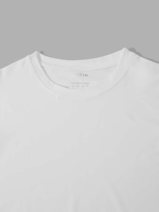 Solid Round Neck Tee