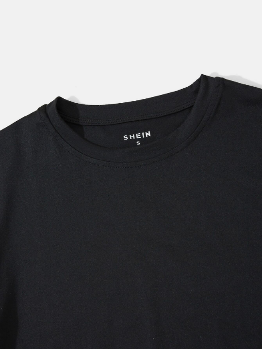 Essnce Solid Round Neck Tee