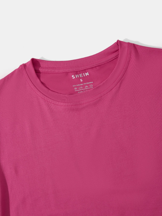 Essnce Solid Round Neck Tee