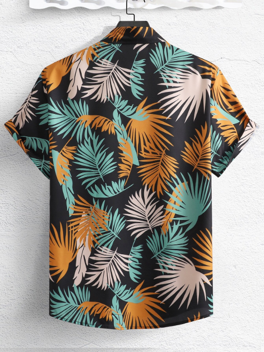 Manfinity RSRT Men Tropical Print Shirt Without Tee