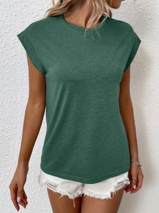 LUNE Batwing Sleeve Round Neck Tee