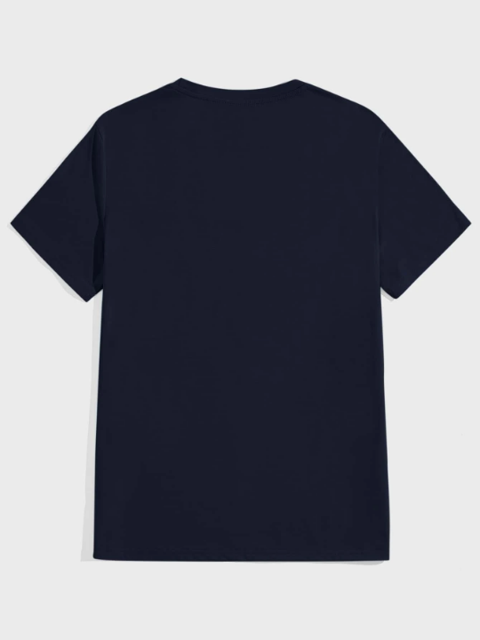 Manfinity Basics Men Round Neck Solid Tee