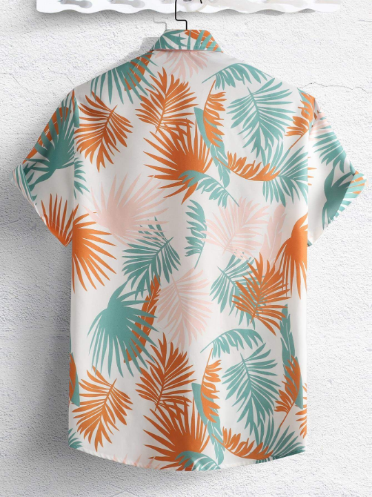 Manfinity RSRT Men Tropical Print Shirt Without Tee