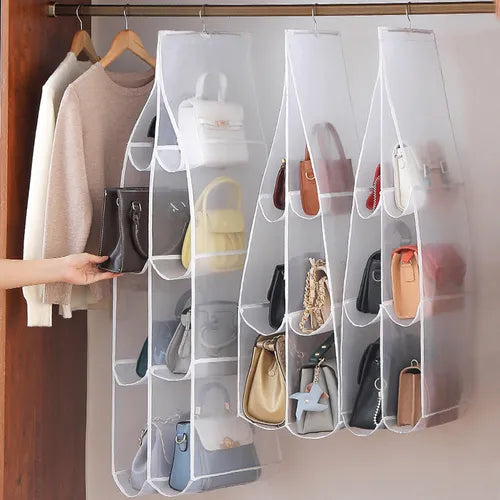 1pc Handbag Hanging Organizer Hanging Bag For Storage Handbag Wardrobe Hanging Organizers Handbag Organizer For Closet