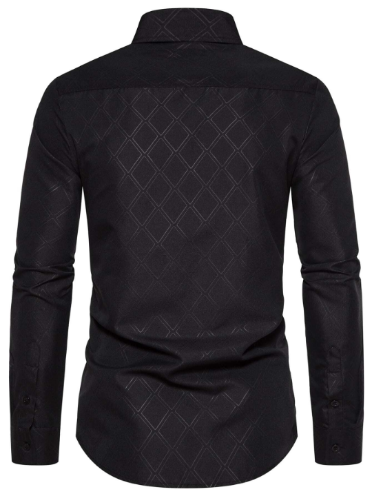 Manfinity Mode Men Geo Print Shirt