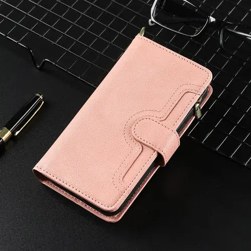 PU Leather Wallet Case Multi-function Phone Bag Fashion Sleeve Multi-Card Slots For Samsung Galaxy S22 / Samsung Galaxy S22 Plus / Samsung Galaxy S22 Ultra