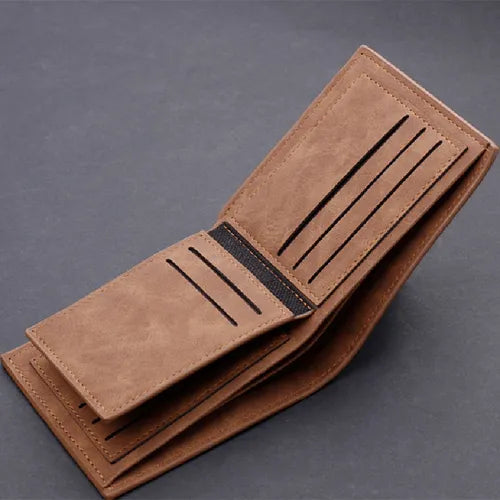 Simple Trendy Short Ultra-thin Leather Clip