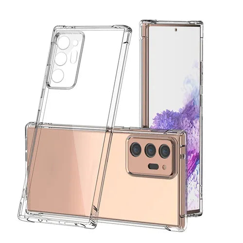 Shockproof Phone Case, Ultra Clear Transparent Silicone Airbag Cover For Samsung Galaxy Note 10 / Note 10+ / Note 20 / Note 20