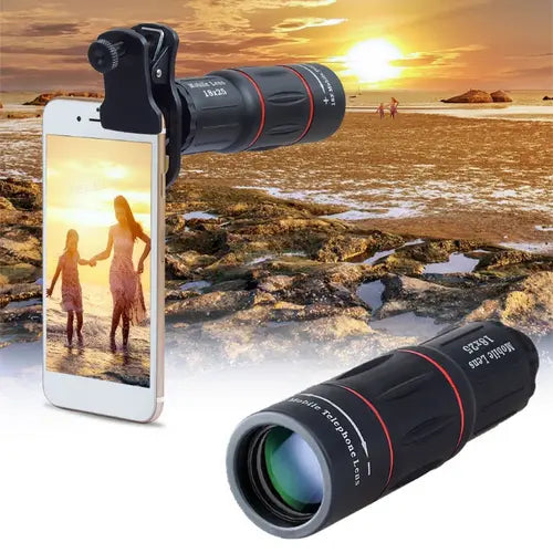 18X Optical Zoom Mobile Phone Lens Telephoto External Telescope Head For Long Distants Gift For Birthday/Easter/President's Day/Boy/Girlfriend