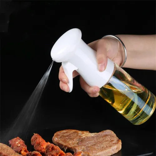 1pc, Oil Sprayer, Kitchen Oil Sprayer, Olive Oil Sprayer Mister, Creative Oil Spray Bottle, Household Oil Spray For Salad BBQ Kitchen Baking Roasting, Hair Spray Bottles, Kitchen Stuff, Kitchen Gadgets, 220ml