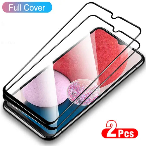 2pcs Tempered Glass For Samsung Galaxy A13 A14 A33 A53 A73 Screen Protector A32 A52 A72 Glass Full Protective Film