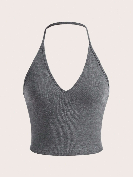 EZwear Solid Halter Top