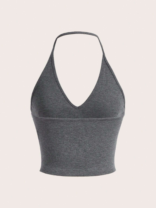 EZwear Solid Halter Top