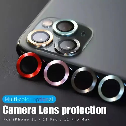 Camera Lens Film, Metal Photo Frame Glass Compatible For IPhone 12 11 13 Pro MAX 14 Plus HD