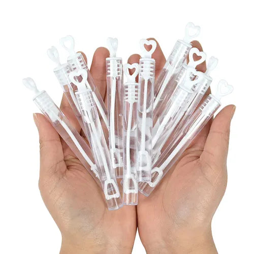 10pcs/20pcs, Love Heart Wand Tube Bubble Soap Bottle Wedding Gifts For Guests Birthday Party Decoration Baby Shower Favors Kids Toys, Party Supplies